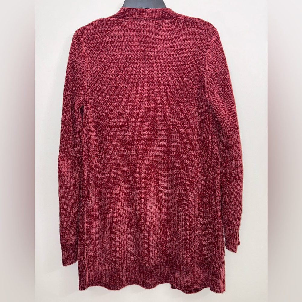 Matty M Maroon Open Cardigan - Picture 2 of 3